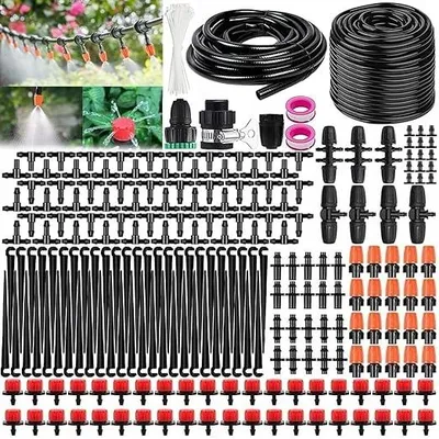 Zdjęcie produktu dla System Nawadiania Ogrodowego 50 M+ 8 M Automatyczne Nawadnianie Kroplowe