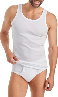 Produktbild von LeGiorgio Herren Feinripp Achselhemden 4er-Pack 3XL