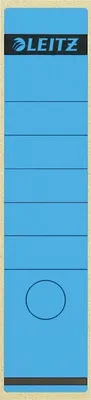 Produktbild von Ordnerrückenschilder 61x285mm selbstklebend blau VE=10x100 Stück