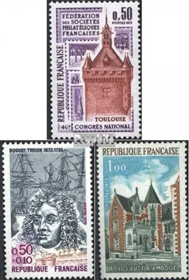Produktbild von Briefmarken Frankreich 1973 Mi 1840,1841,1842 (kompl.Ausg.) postfrisch Philatelie