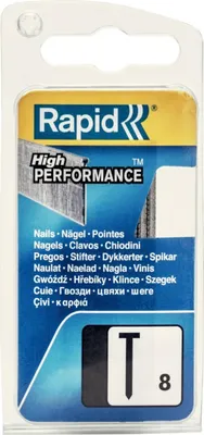 Obrázok produktu pre Rapid 40109534, Pásované klince, Pozinkovaná oceľ, Oceľ, 20 mm, 49 mm, 17 mm
