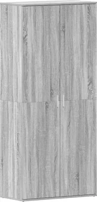 Image de Cabinet à chaussures avec étagère Gris Sonoma 80 x 39 x 178 cm