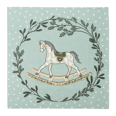 Produktbild von Servietten 33x33 cm - Rocking Horse