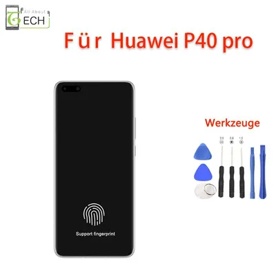 Produktbild von Original Huawei P40 PRO ELS-NX9 OLED Display Touchscreen LCD + Rahmen