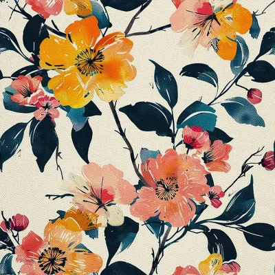 Produktbild von OUTDOOR DEKOSTOFFE OXFORD - Motiv Blumen I DX5421