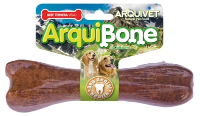 Productafbeelding van Arquivet Arquibone rund, 12,5 cm, 95 g, groot hondenbot, natuurlijke snack voor honden