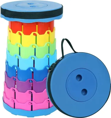 Produktbild von Einstellbarer Klapphocker für Camping, BBQ, Haushalt, 200kg Belastbar