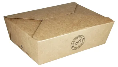 Produktbild von 25x Take-Away Boxen Menüboxen ToGo aus Karton 17.2x14x6.4cm