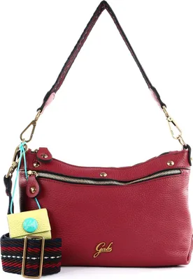 Produktbild von Gabs Leder Schultertasche Umhängetasche Clelia Shoulder Bag Euphoria rot