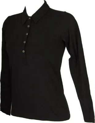 Immagine prodotto di Polo maglia t-shirt manica lunga donna caldo cotone elasticizzato RAGNO articolo 07855J VELVET ML POLO, 3 - S, Cotone 94%,Spandex 6%