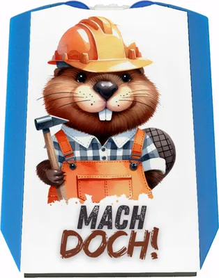 Produktbild von Biber Parkscheibe mit Spruch Mach doch