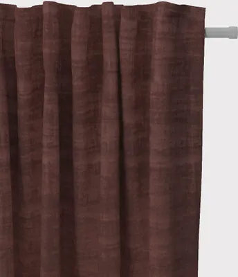 Produktbild von SCHÖNER LEBEN. Vorhang Velvet Marble Samt uni bordeaux rot 245cm Aufhängung Smok-Schlaufenband