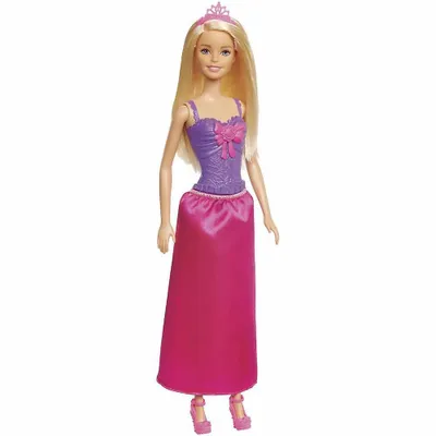 Produktbild von Mattel GGJ94 Barbie Puppe Blond Prinzessin mit Diadem Rock und Schuhe Neu