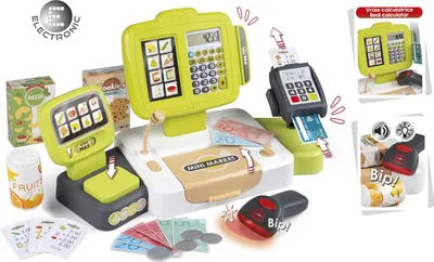 Immagine prodotto di SMOBY Registratore di cassa elettronico grande con scanner 350114