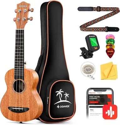 Immagine prodotto di Ukulele da concerto in mogano, 23 pollici