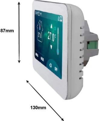 Obrázek produktu pro Termostat Optima Wlan 7" Touch pro elektrické podlahové vytápění Alexa Google Assistant Apple Siri