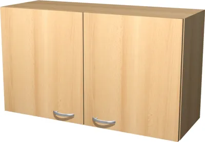Produktbild von Hängeschrank Küche Buche 100 cm breit - Oberschrank mit 2 Türen – Namu