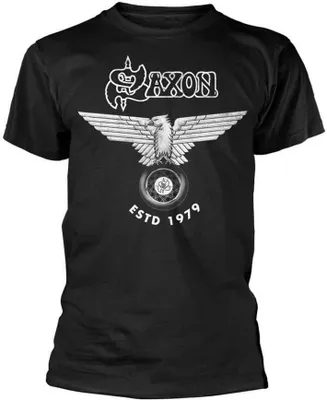 Obrázok produktu pre Uni tričko Saxon: , X-Large, ČIERNA