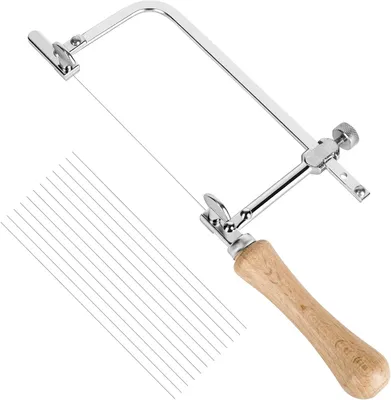 Produktbild von Juweliersäge, verstellbar, 12 Sägeblätter, für Holz und Metall, für Holzarbeiten