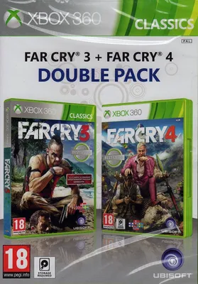 Produktbild von Ubisoft Far Cry 3 + Far Cry 4, Xbox 360, Multiplayer-Modus, M (Reif), Physische Medien