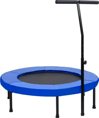 Obrázok produktu pre Fitness trampolína s rukoväťou a bezpečnostnou podložkou 102 cm