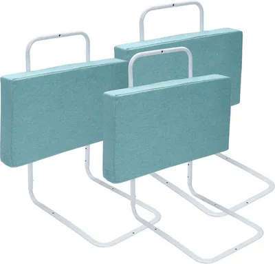 Obrázek produktu pro Yakimz zábradlí postele ochrana postele 50cm zábradlí postele výškově nastavitelná ochrana proti pádu zábradlí postele, 40-60cm nastavitelná ocelová trubka, 3 kusy zelená