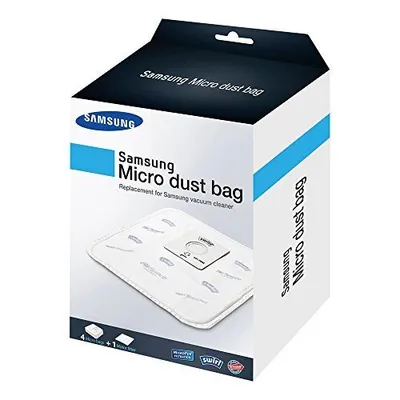 A cardboard box packaging for Samsung micro dust bags.