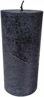 Image de Bougie décorative Artman Rustique Noire 15 cm