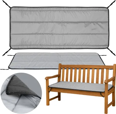 Zdjęcie produktu dla Poduszka Pikowana Z Pianki Wodoodporna Na Ławkę Krzesło Leżak 150X50 Cm