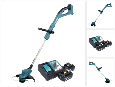 Immagine prodotto di Makita DUR 193 RG Tagliaerba a batteria 18 V 260 mm + 2x batteria ricaricabile 6,0 Ah + caricabatterie