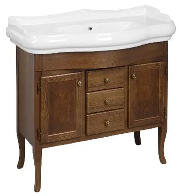 Immagine prodotto di Sapho Retro - Mobile lavabo 890x800x480 mm, faggio 1620