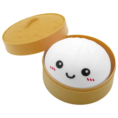 Produktbild von Squishy Dumpling | Mystery Kawaii Quetschfigur in Box | 6,5cmD, einzeln