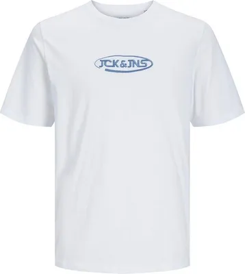 Produktbild von Jack & Jones Oliver Kurzarm-t-shirt Weiß S Mann Weiß S