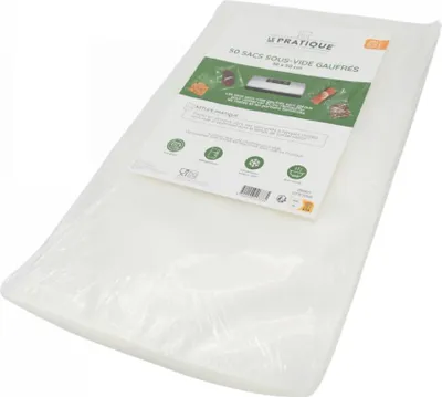Image de 1 Sacs Sous Vide Gaufres 30 X 50 Cm - Poche De 50 Sacs - Le Pratique