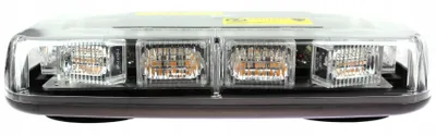 Obrázek produktu pro Výstražná LED rampa oranžová 60W, 305mm, montáž na magnet, 12-24V, ECE R10