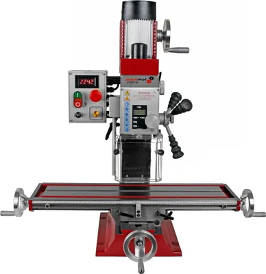Produktbild von PAULIMOT Bohr-/Fräsmaschine F207-V mit Kugelumlaufspindeln und deutschem Motor