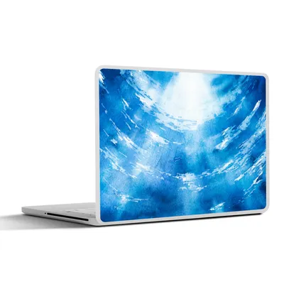 Produktbild von MuchoWow® Laptop Aufkleber Sticker Cover Wasser - Meer - Sonne 40x30 cm - Laptop Dekoration - Selbstklebend