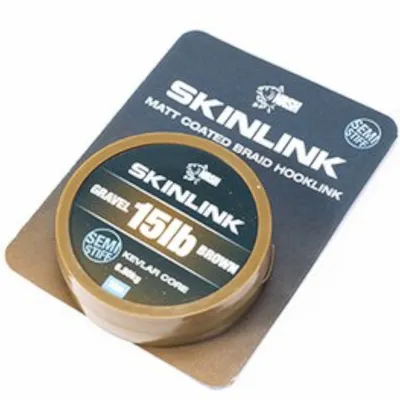 Zdjęcie produktu dla Plecionka Nash Skinlink Semi-Stiff Gravel 20 lb