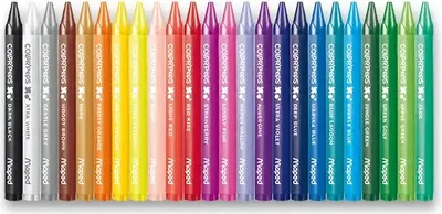 Obrázok produktu pre Maped 861013 Voskové pastelky COLORPEPS WAX krabica 24 ks