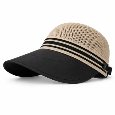 Obrázek produktu pro Nastavitelný dámský sluneční klobouk 55–60 cm, prodyšný letní klobouk pro ženy, kšiltovka – SUNIHAT Khaki