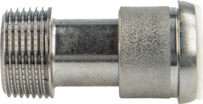 Produktbild von tecuro Heizkörper Ausgleichstülle mit Eurokonus x 1 Zoll (DN25) Aussengewinde, Messing vernickelt