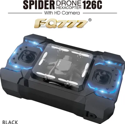 Zdjęcie produktu dla 126C RC Mini Zrobione z kamerą 2MP 4CH 6Axis Drony z HD Headless Tryb Quadcopter czarny