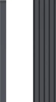 Zdjęcie produktu dla Panel ścienny VOX U-TRIM Linerio S/M-Line – panel akustyczny – dekoracja wnętrz – antracytowy 265 x 2,5 x 1,2 cm 1 sztuka