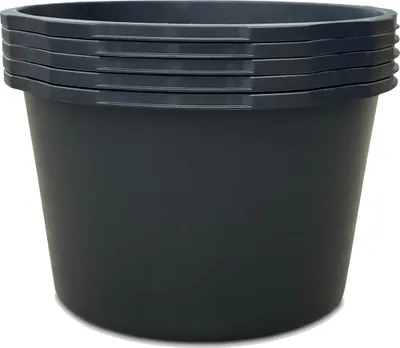 Produktbild von Kistenberg Mörteleimer rund 65 L 5er Set Mörtelkasten Mörtelwanne Zementkübel