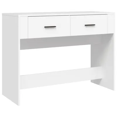 Obrázek produktu pro vidaXL Konzolový stolek bílý 100x39x75 cm Dřevěné konstrukce