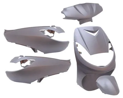 Produktbild von Verkleidungsset 6-Teilig Edge für Peugeot Vivacity bis Baujahr 2008 - Mattgrau