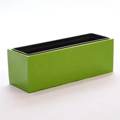 Produktbild von Elegant Einrichten | Pflanzkübel | Fiberglas | rechteckig | 61x21x20 | avocado | grün