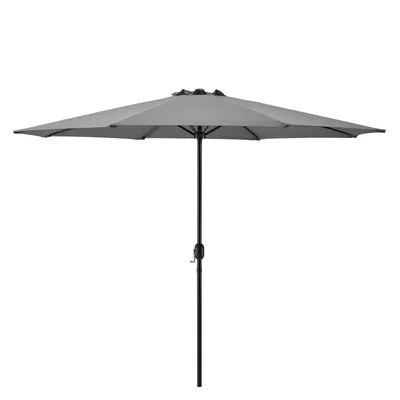 Produktbild von In And OutdoorMatch Gartenschirm Hailie - Stabschirm - 300 x 230 cm - Grau - Deluxe-Look