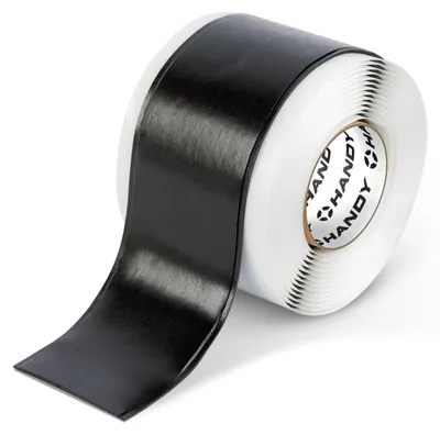 Produktbild von Selbstverschweißendes Butylkautschuk-Isolierband Schwarz 3 m × 50 mm × 1,65 mm – Wasserdichtes Dichtungs- und Elektroisolierband – Für den Innen- und Außenbereich [11069], KI-generiertes Bild