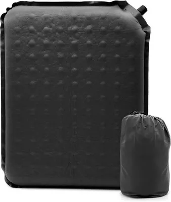 Produktbild von Aufblasbarer Camping Kissen 40 x 30 x 4,5 cm - leicht und faltbar - hoher Komfort - ideal für unterwegs - Homevero